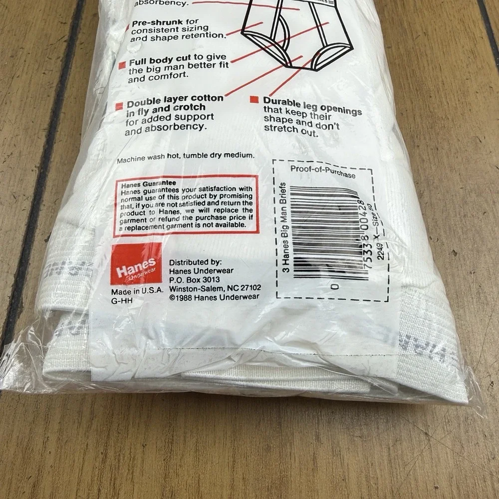 Hanes open package